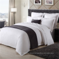 Coleção de Hotel 200T 100 Puro Algodão Branco Liso Bedding Set